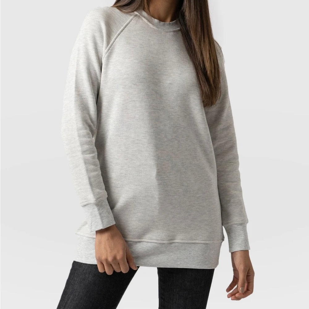 Saint + Sofia Gray Sweatshirt Size 4